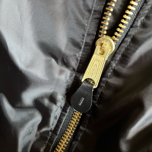 BADWOOD Bomber Jacket in Black • (Size L) - Picture 4 of 7